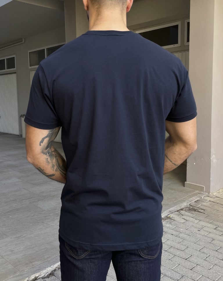 Everbest ανδρικό μπλε Plus Size T-shirt 242800 φωτογραφία